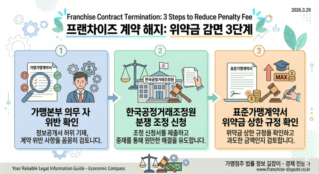 프랜차이즈 계약 해지 전 위약금 줄이는 확인 순서 2 프랜차이즈 계약 해지 위약금, 직접 두 번 겪어보니 줄이는 방법이 있었습니다.