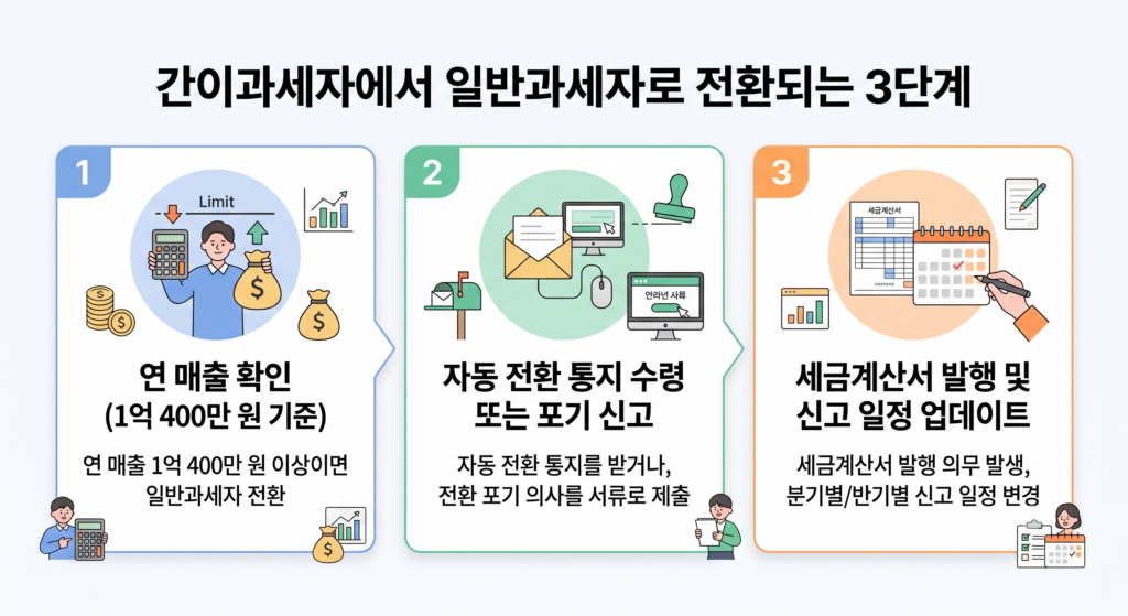 간이과세자에서 일반과세자로 전환3단계